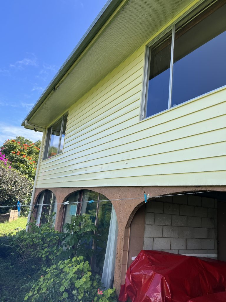 House washing after